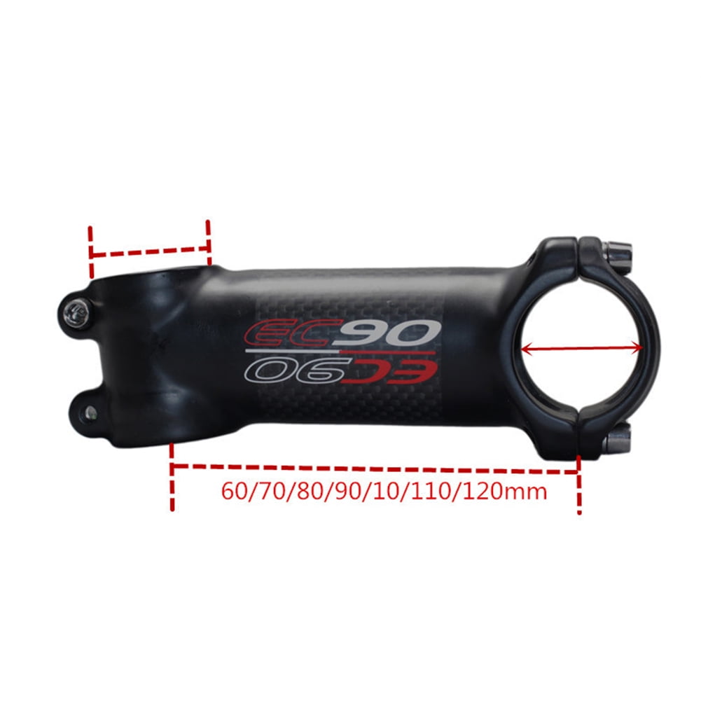 EC90 Full Carbon fiber Bicycle Stem Carbon Bike Handle Stem 28.6-31.8mm  6°//17°